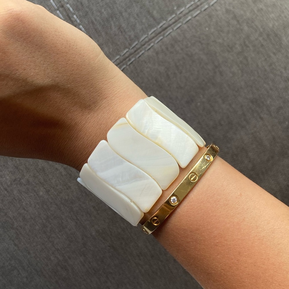 Stone White Bracelet